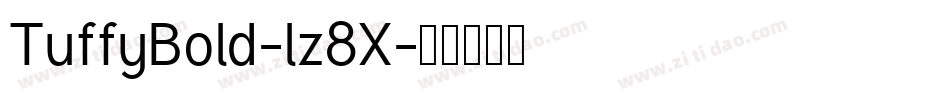 TuffyBold-lz8X字体转换