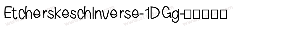 EtcherskeschInverse-1DGg字体转换