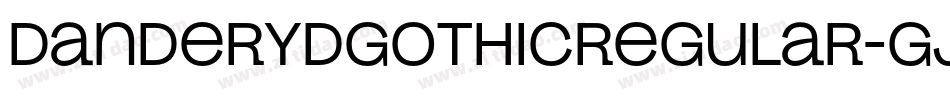 DanderydGothicRegular-GjoG字体转换