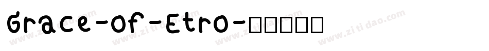 Grace-of-Etro字体转换