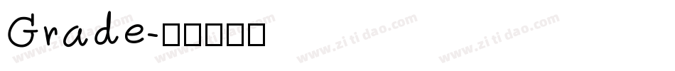 Grade字体转换