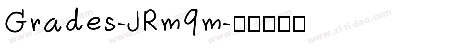 Grades-JRm9m字体转换