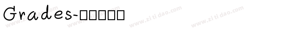 Grades字体转换