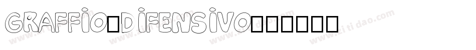 Graffio-Difensivo字体转换