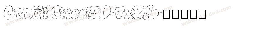GraffitiStreet3D-7xXA字体转换