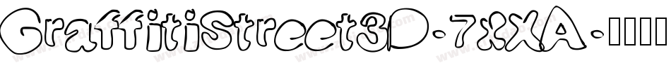 GraffitiStreet3D-7xXA字体转换
