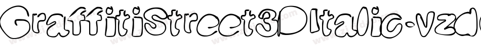 GraffitiStreet3DItalic-vzdO字体转换
