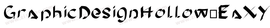 GraphicDesignHollow-EaXYr字体转换