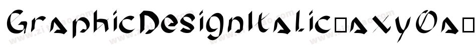 GraphicDesignItalic-axyOa字体转换