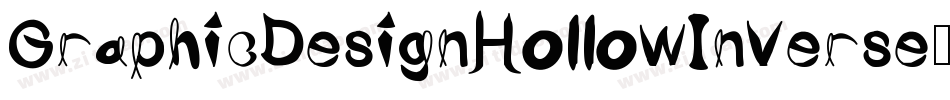 GraphicDesignHollowInverse-OVEPO字体转换