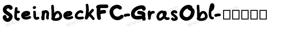 SteinbeckFC-GrasObl字体转换