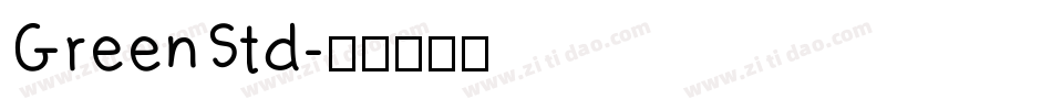 GreenStd字体转换