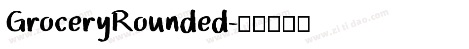 GroceryRounded字体转换
