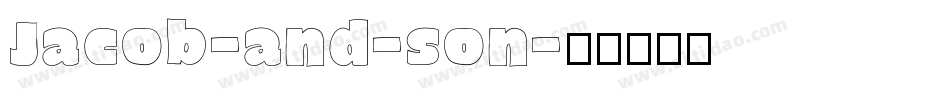 Jacob-and-son字体转换
