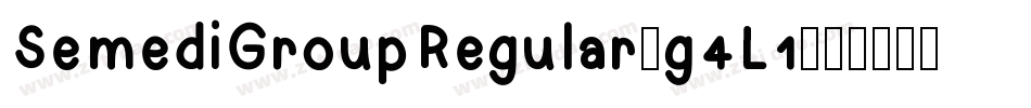 SemediGroupRegular-g4L1字体转换