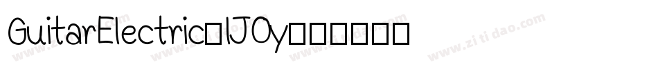 GuitarElectric-lJ0y字体转换