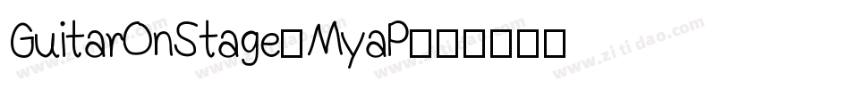 GuitarOnStage-MyaP字体转换