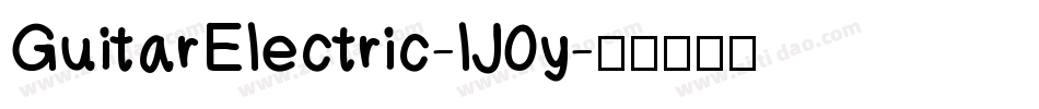 GuitarElectric-lJ0y字体转换