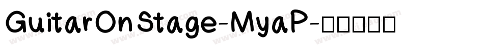 GuitarOnStage-MyaP字体转换