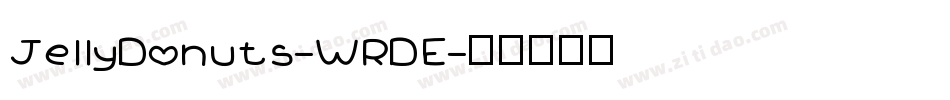 JellyDonuts-WRDE字体转换