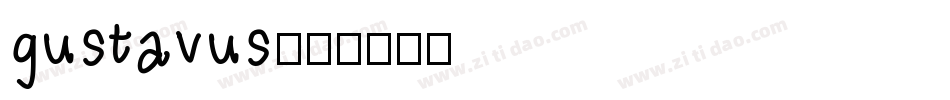 gustavus字体转换