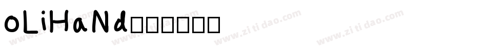oLiHaNd字体转换