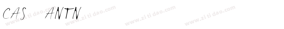 CAS_ANTN字体转换