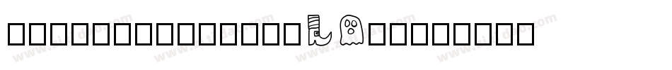 halloweensignsLT-1字体转换