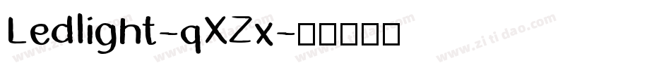 Ledlight-qXZx字体转换