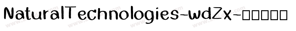 NaturalTechnologies-wdZx字体转换