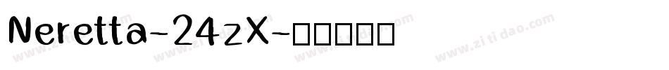 Neretta-24zX字体转换
