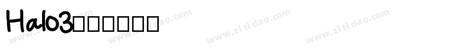 Halo3字体转换
