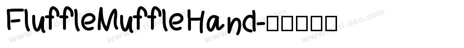 FluffleMuffleHand字体转换