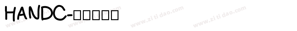 HANDC字体转换