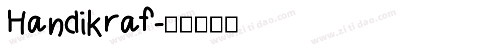 Handikraf字体转换