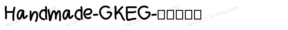 Handmade-GKEG字体转换