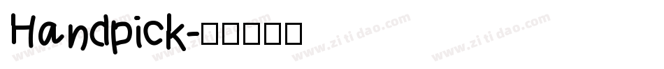 Handpick字体转换