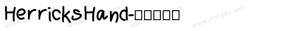 HerricksHand字体转换