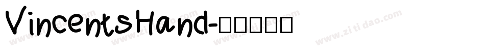 VincentsHand字体转换