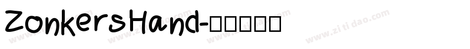 ZonkersHand字体转换