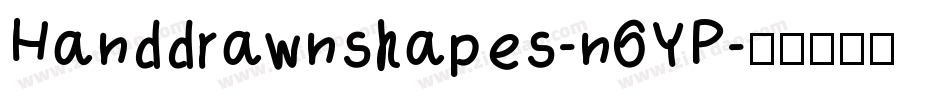 Handdrawnshapes-n6YP字体转换