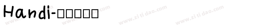 Handi字体转换