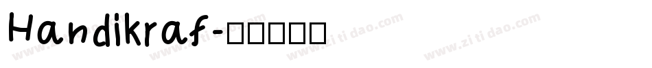 Handikraf字体转换
