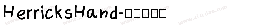 HerricksHand字体转换