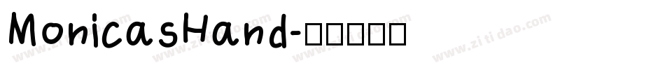 MonicasHand字体转换