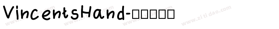 VincentsHand字体转换