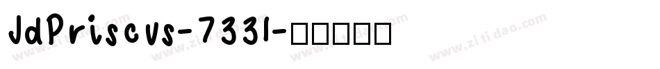JdPriscus-733l字体转换