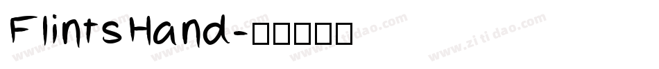 FlintsHand字体转换