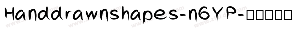 Handdrawnshapes-n6YP字体转换