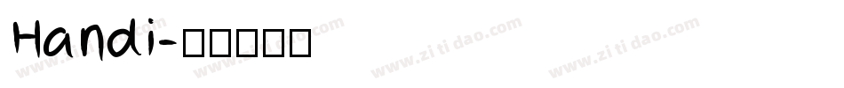 Handi字体转换
